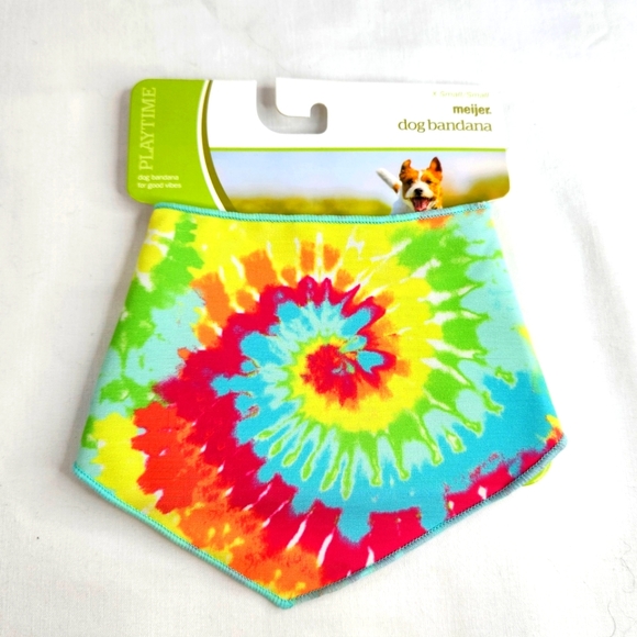 Other - New Tye Dyed Swirl Burst Small/Extra Small Pet Bandana